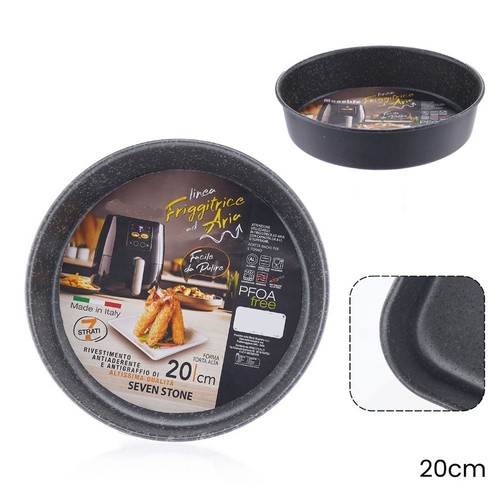 Teglia rotonda 20cm per - 20cm,